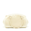 LOUIS VUITTON VINTAGE BOWLING TOTE SHOULDER BAG PATENT WHITE GHW