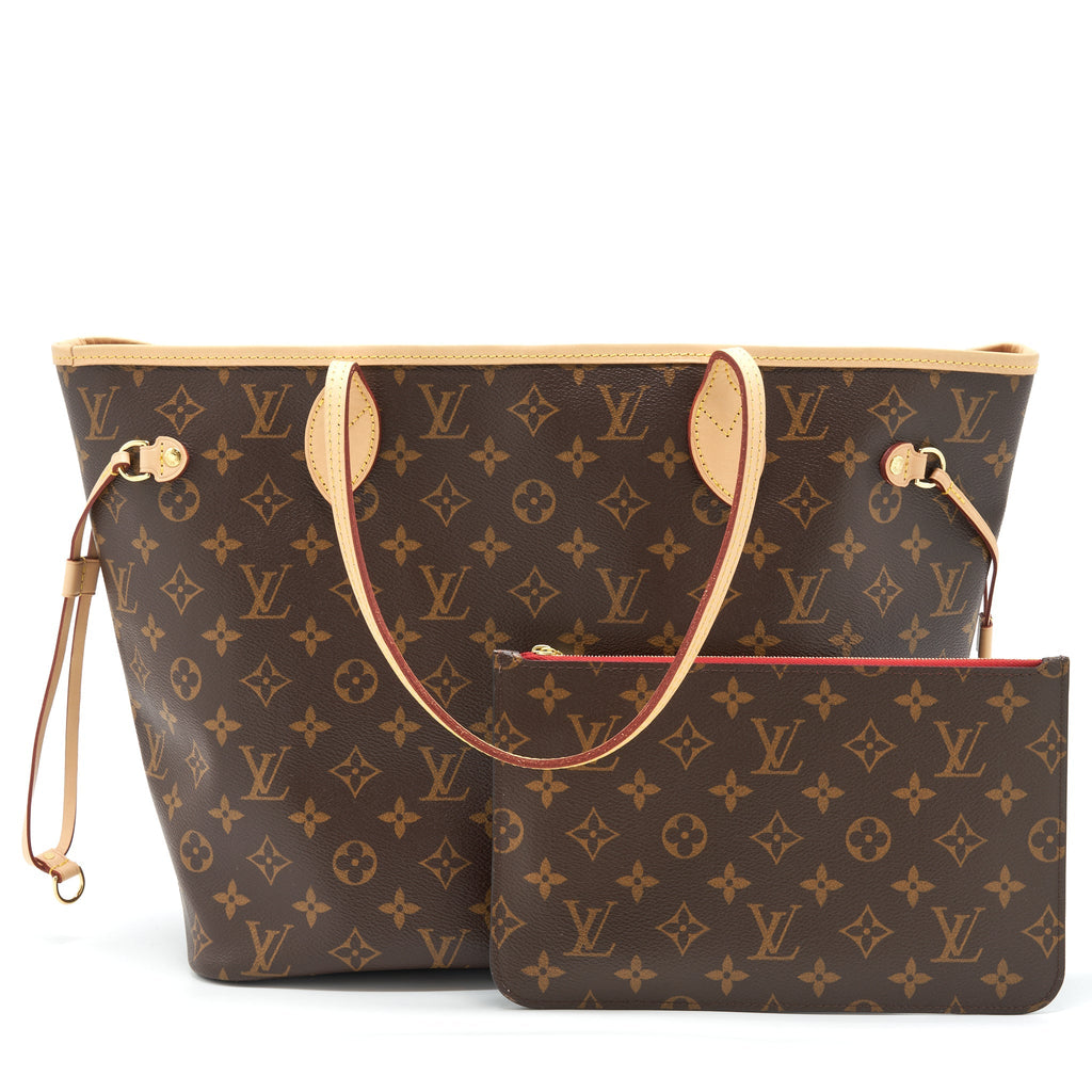 LOUIS VUITTON NEVERFULL CHERRY MM MONOGRAM CANVAS GHW