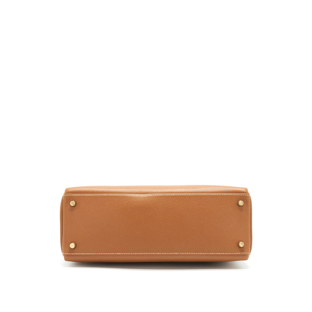 HERMES KELLY 32 GOLD EPSOM GHW