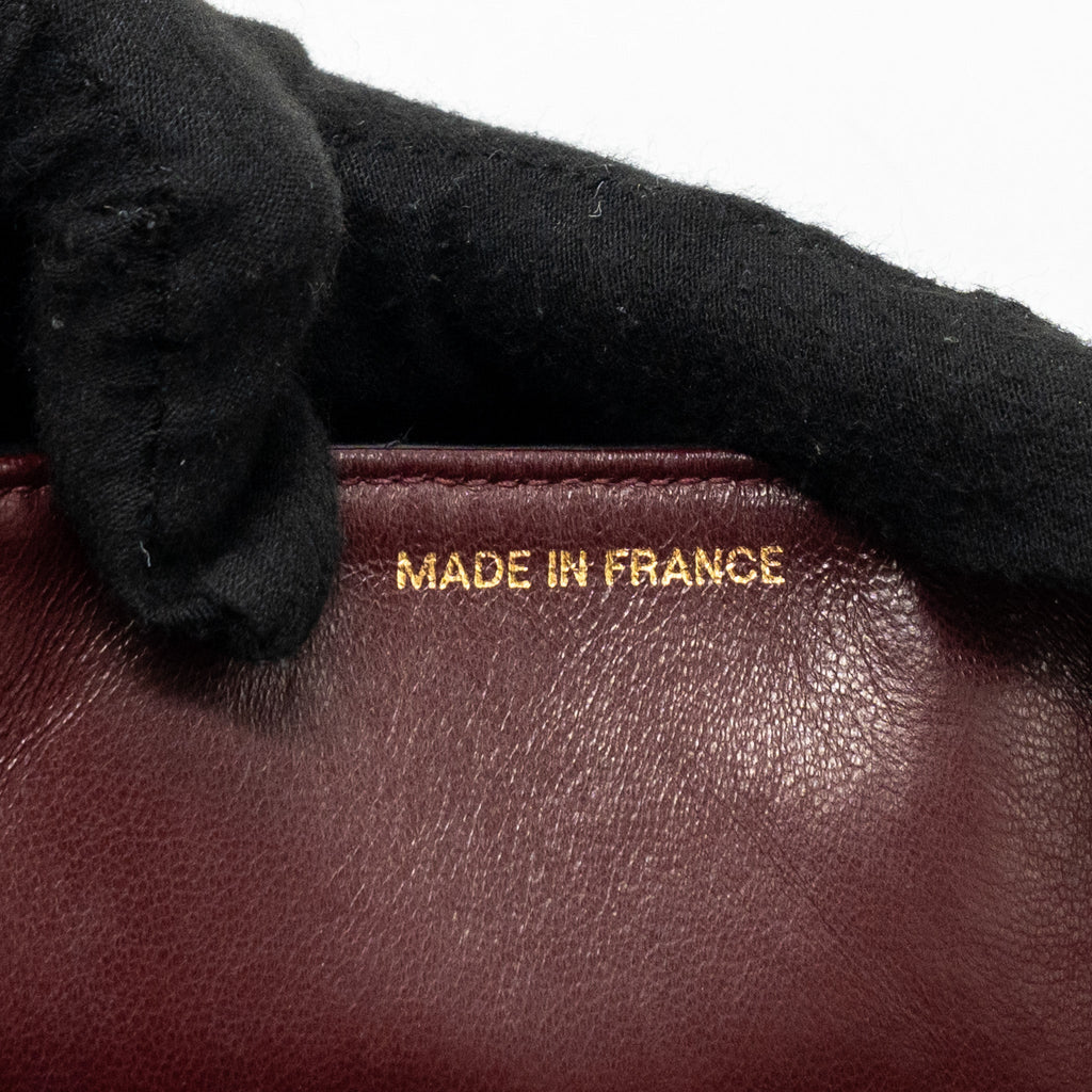 CHANEL VINTAGE DIANA FLAP BAG LAMBSKIN BLACK GHW