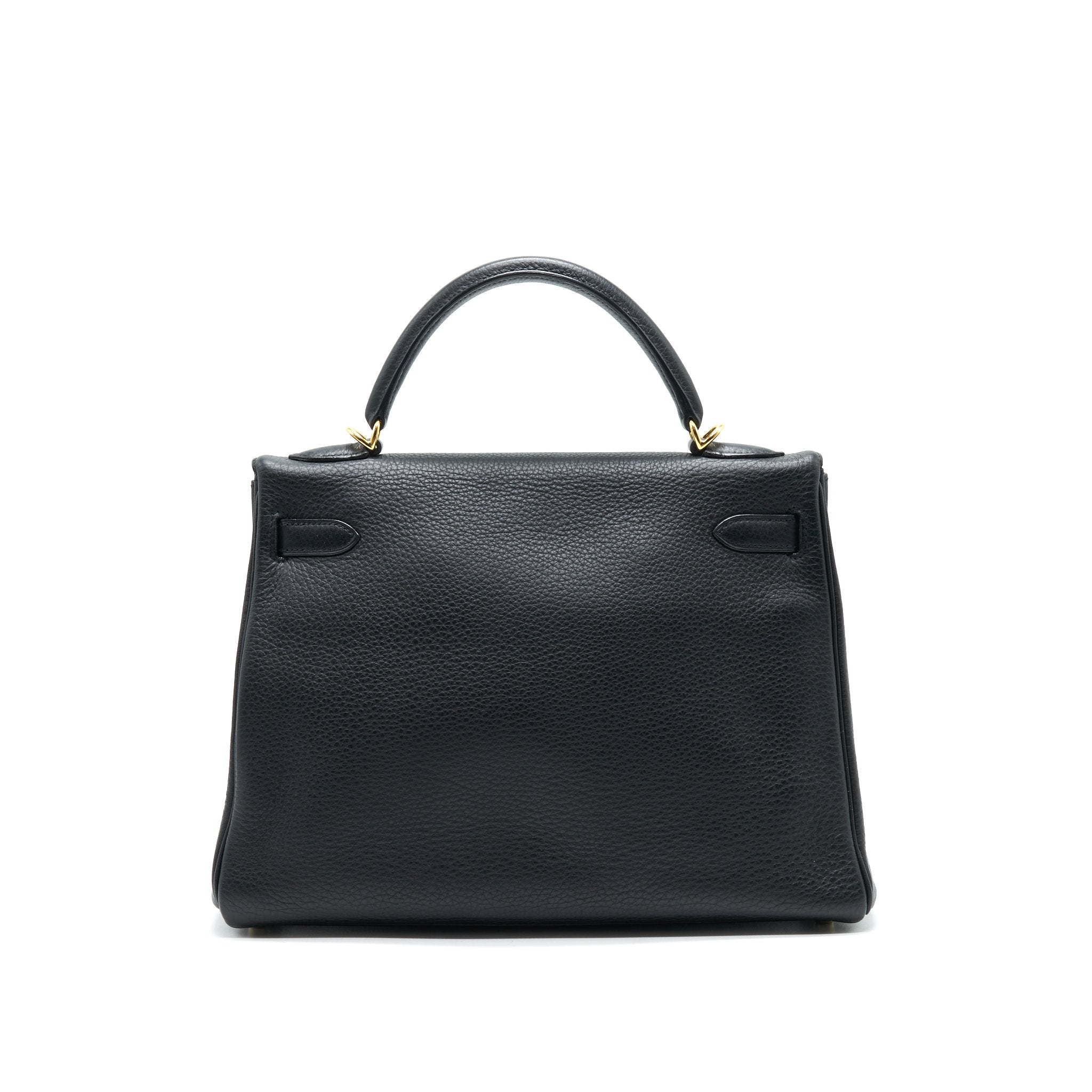 HERMES KELLY 32 BLACK GHW