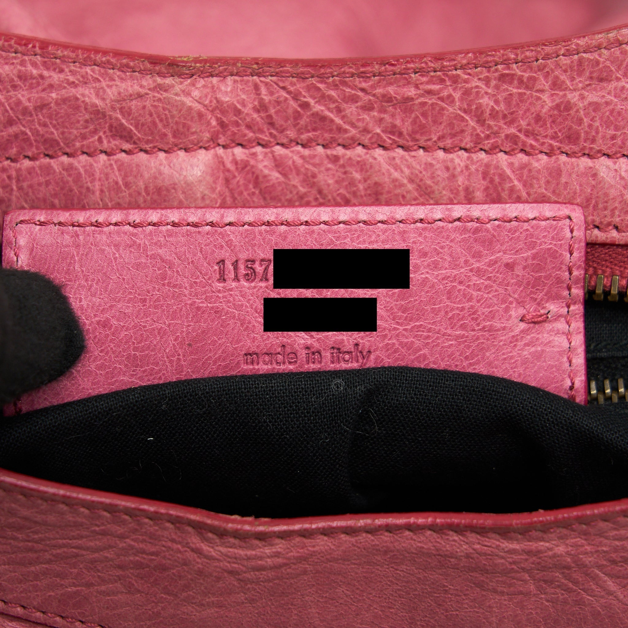 BALENCIAGA CLASSIC CITY PINK BAG BLACK HARDWARE
