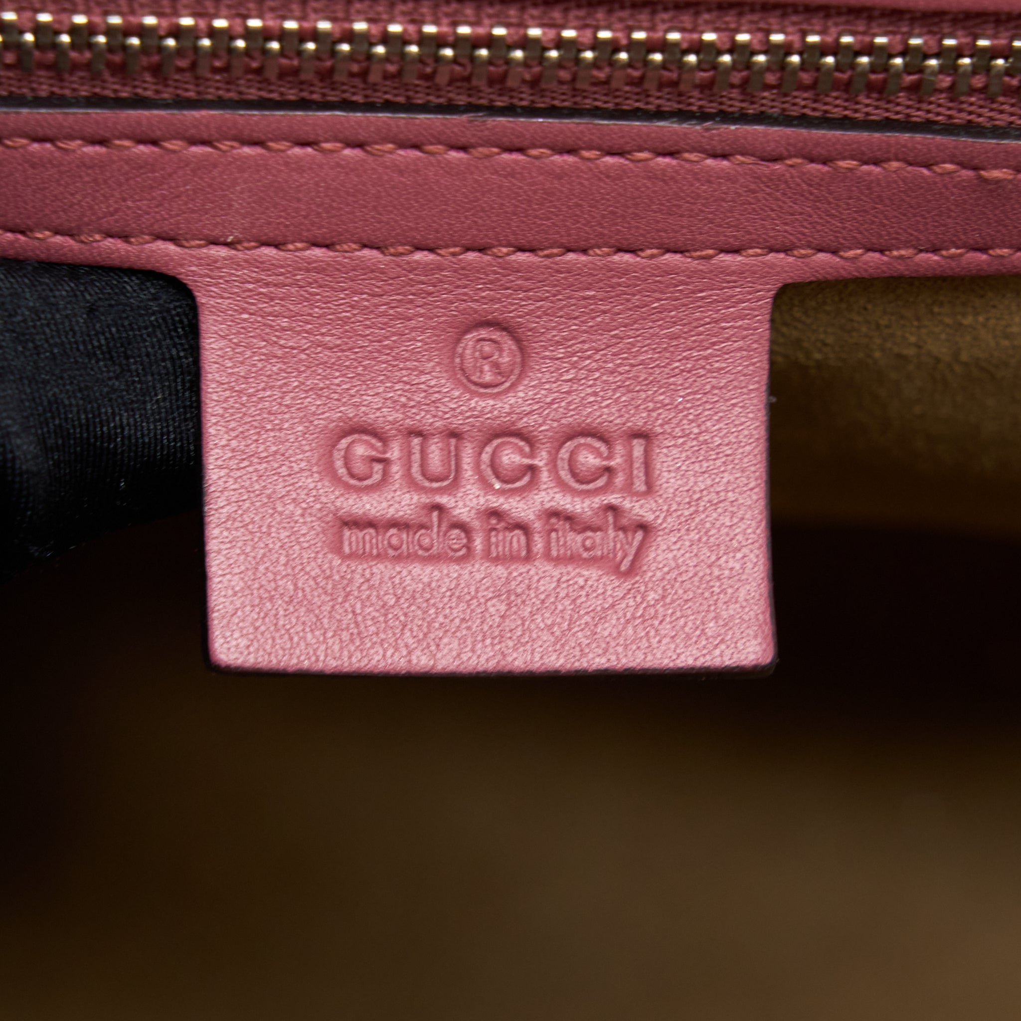 GUCCI PADLOCK SHOULDER FLOWER PRINTED / GG SUPREME RUTHENIUM HARDWARE