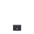 CHANEL SMALL COMPACT WALLET CAVIAR BLACK LGHW