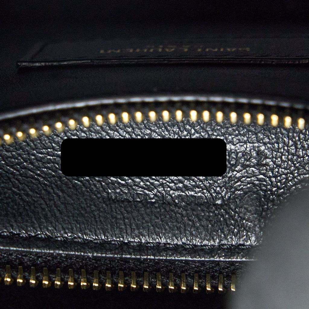 SAINT LAURENT LE 5 A 7 SOFT SMALL BAG IN SMOOTH CALFSKIN BLACK BRUSHED GHW