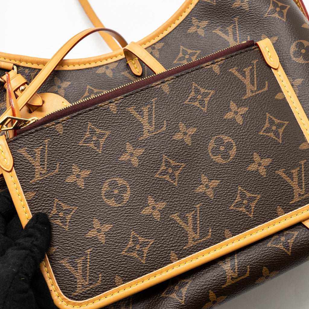 LOUIS VUITTON CARRYALL PM MONOGRAM CANVAS GHW(NEW VERSION)