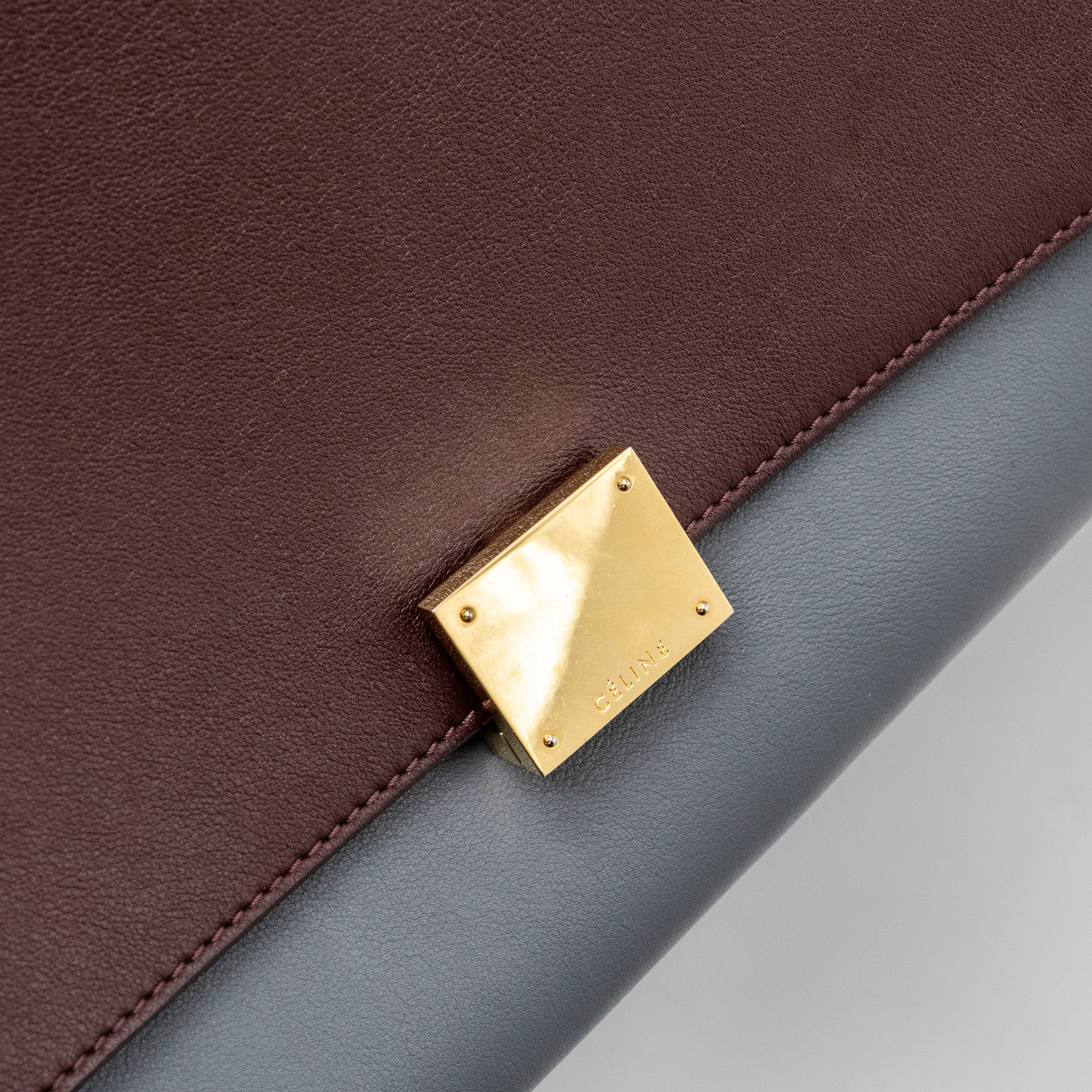 CELINE TRAPEZE BAG MULTICOLOURED GHW