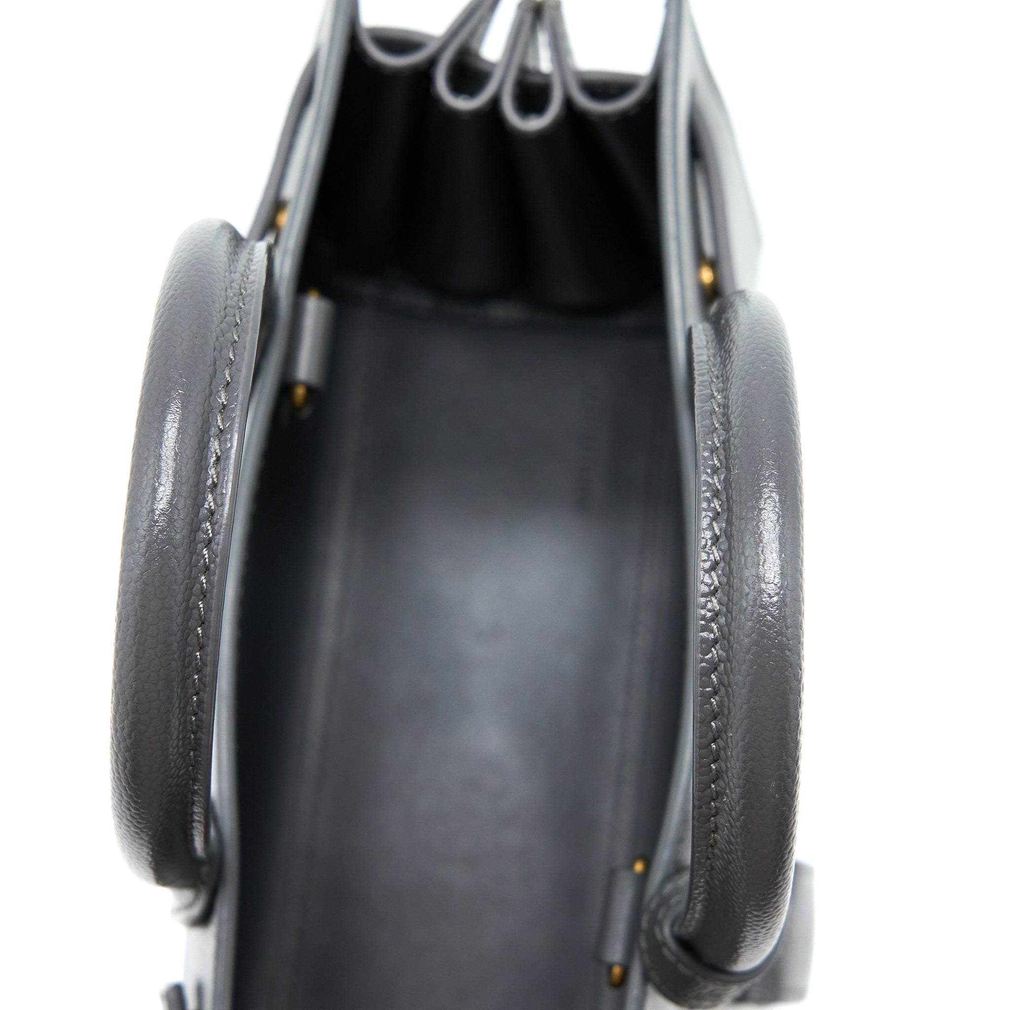 SAINT LAURENT/YSL SAC DE JOUR NANO GREY GHW