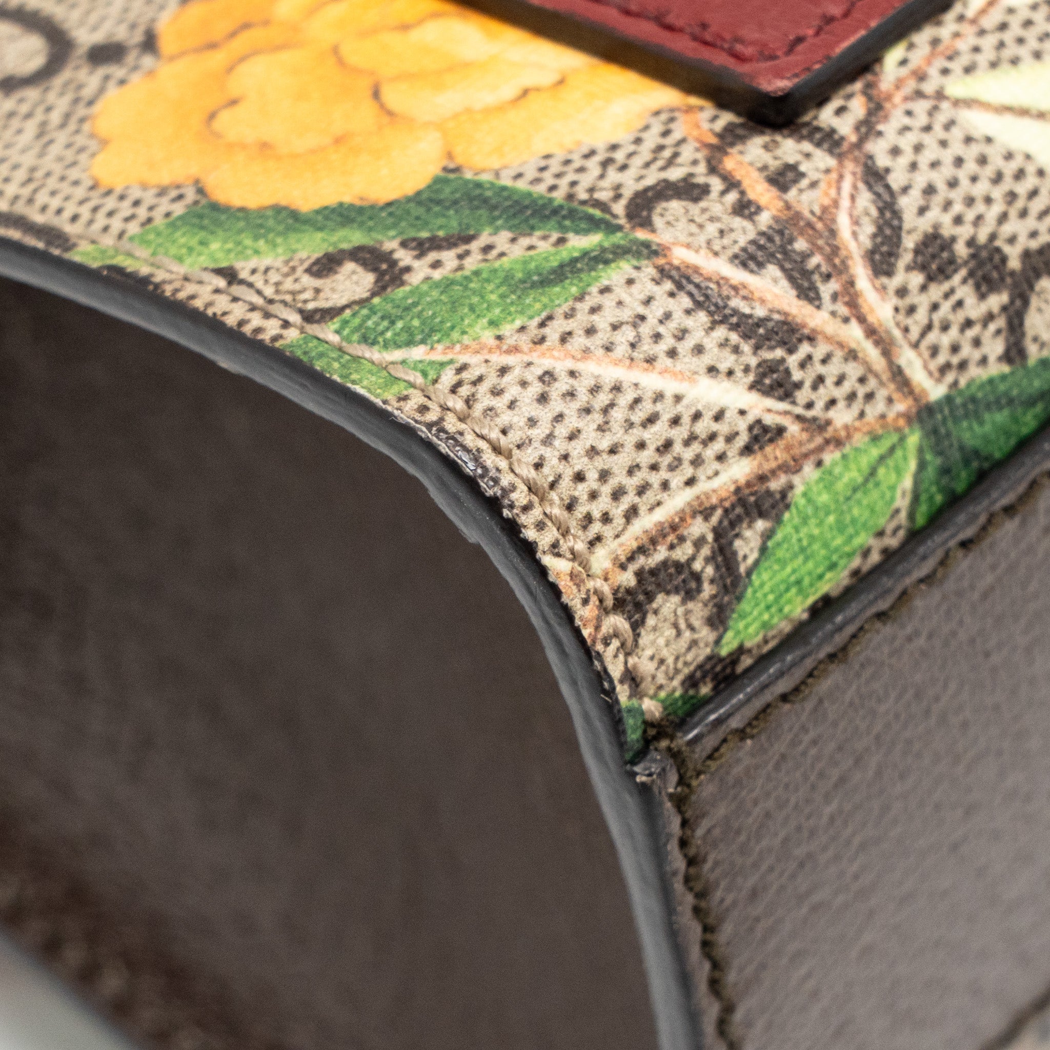 GUCCI SMALL PADLOCK SHOULDER BAG TIAN GG SUPREME CANVAS/LEATHER BROWN/MULTICOLOUR GHW