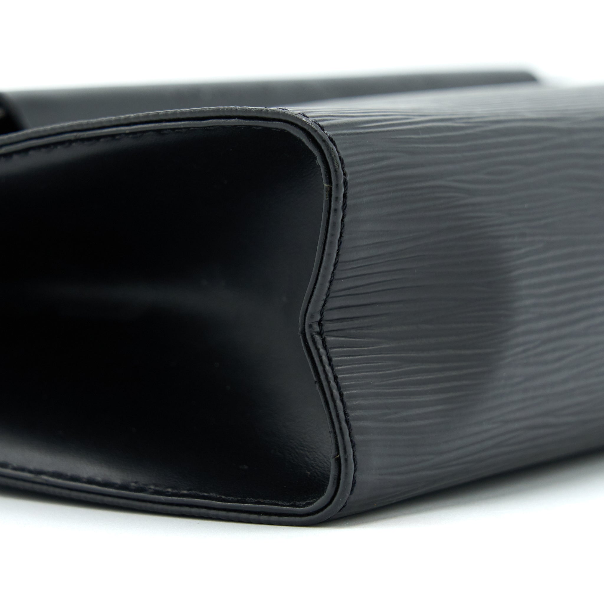 LOUIS VUITTON VINTAGE SHOULDER BAG EPI BLACK