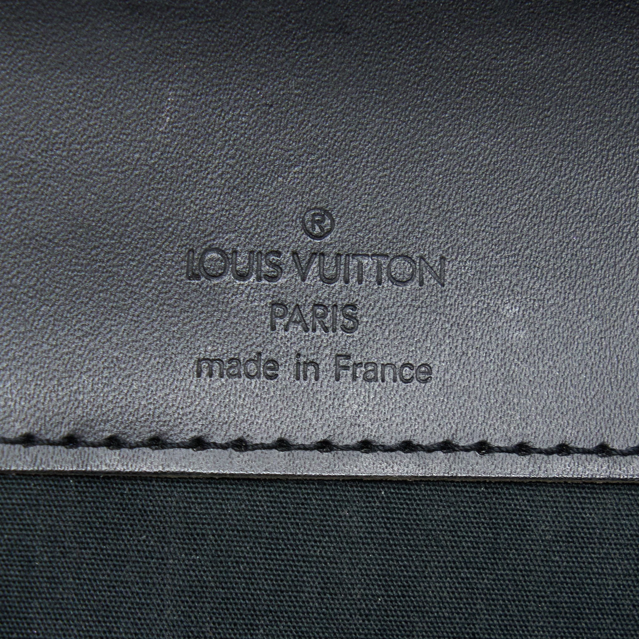 LOUIS VUITTON VINTAGE SHOULDER BAG EPI BLACK