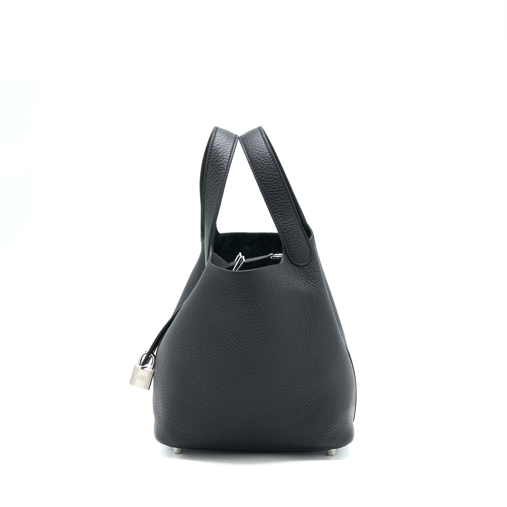 HERMES PICOTIN 18 LOCK BAG CLEMENCE EBENE SHW