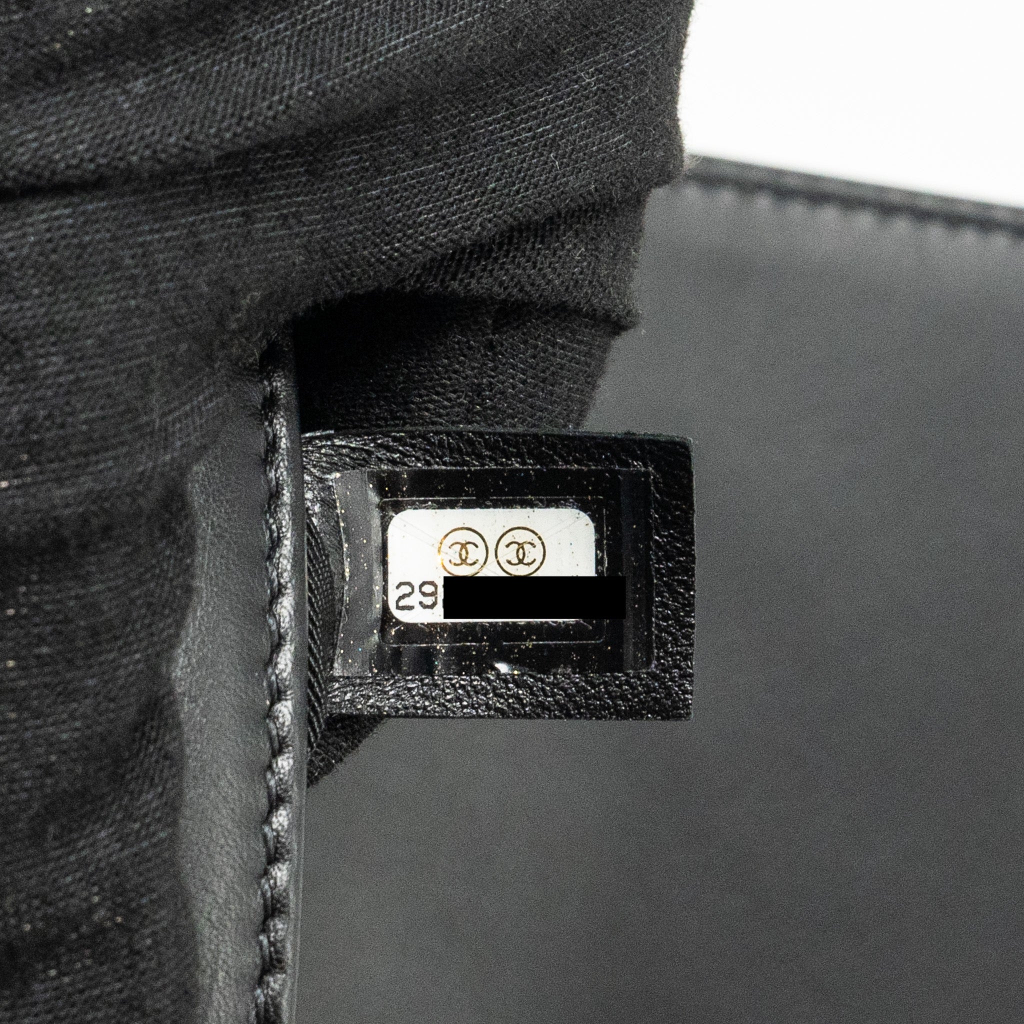 CHANEL MEDIUM BOY BAG CALFSKIN BLACK GHW