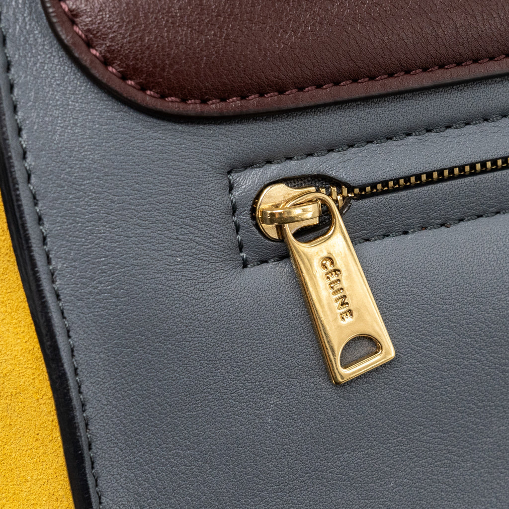 CELINE TRAPEZE BAG MULTICOLOURED GHW