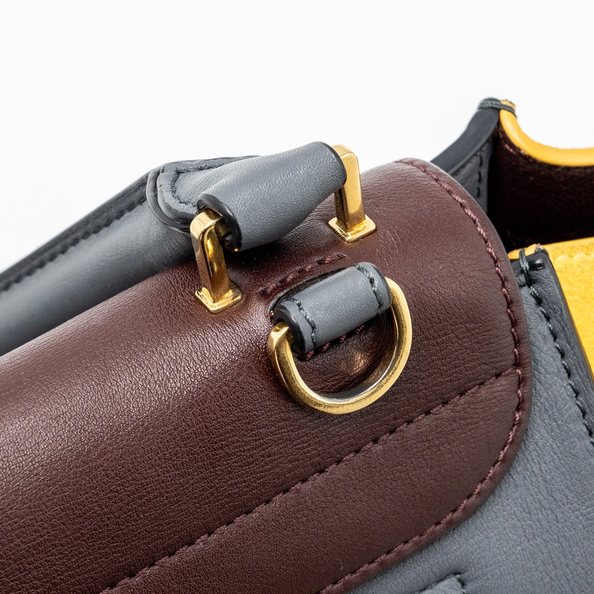 CELINE TRAPEZE BAG MULTICOLOURED GHW