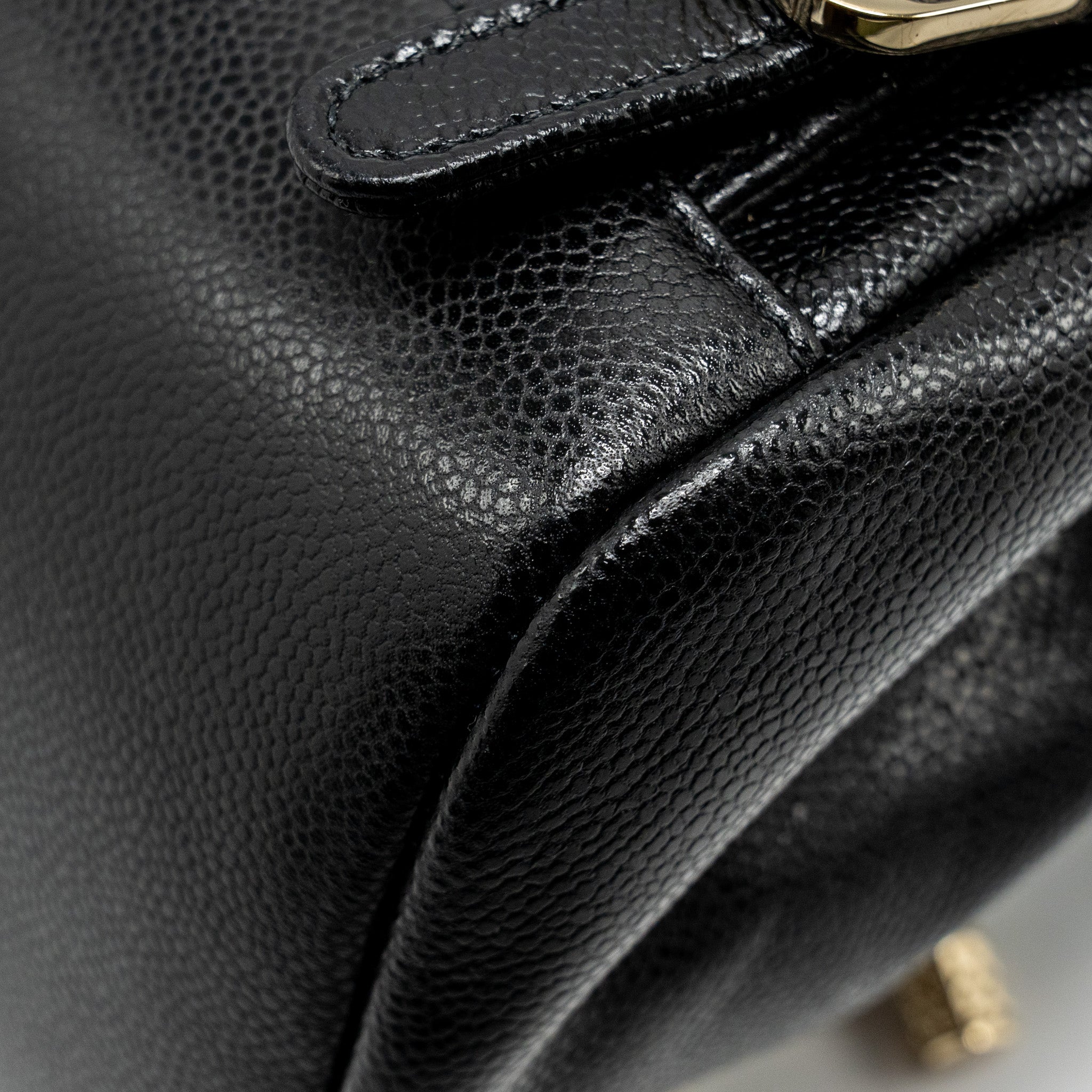 CHANEL AFFINITY BACKPACK CAVIAR BLACK LGHW (MICROCHIP)