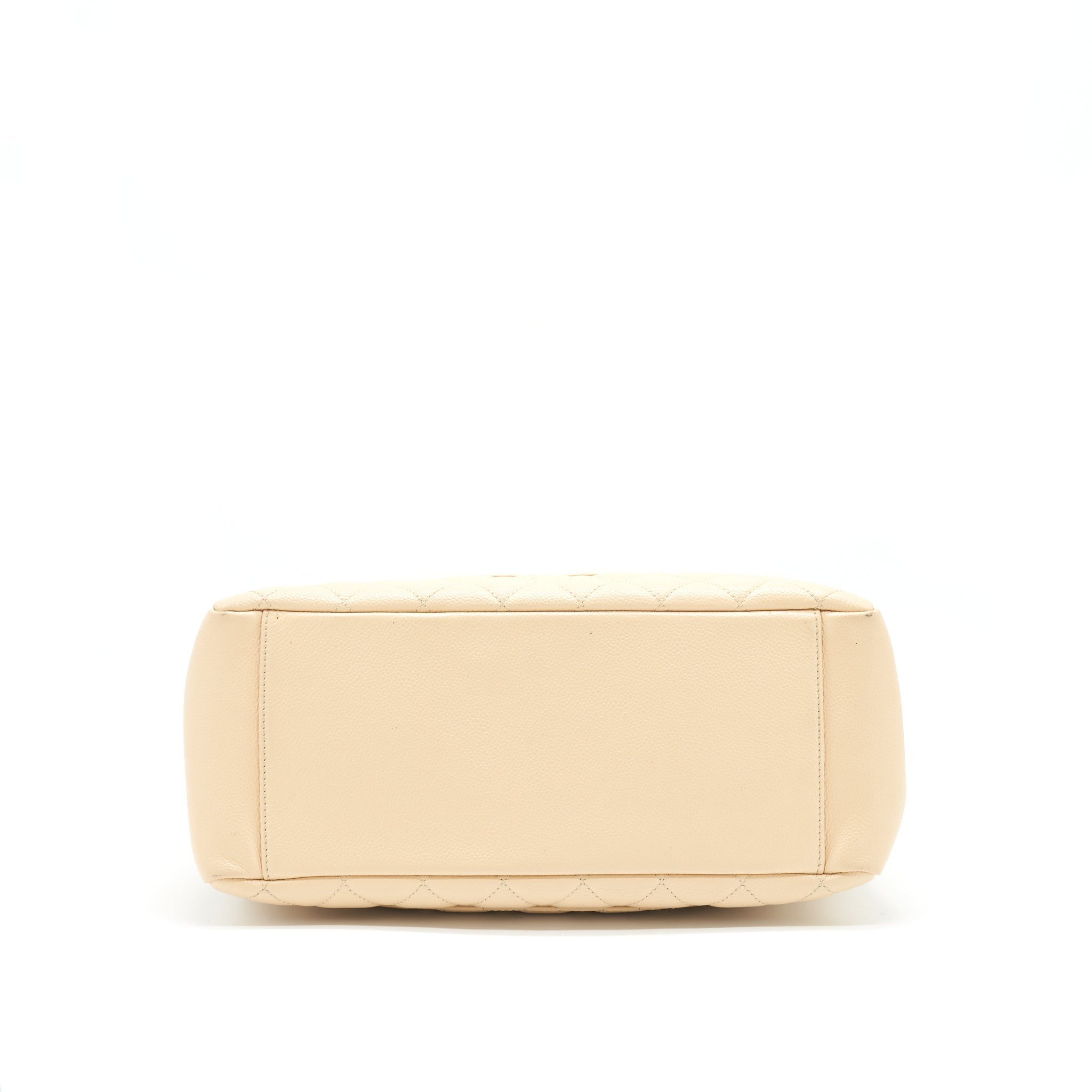 CHANEL CAVIAR GRAND SHOPPING TOTE GST IN BEIGE GHW