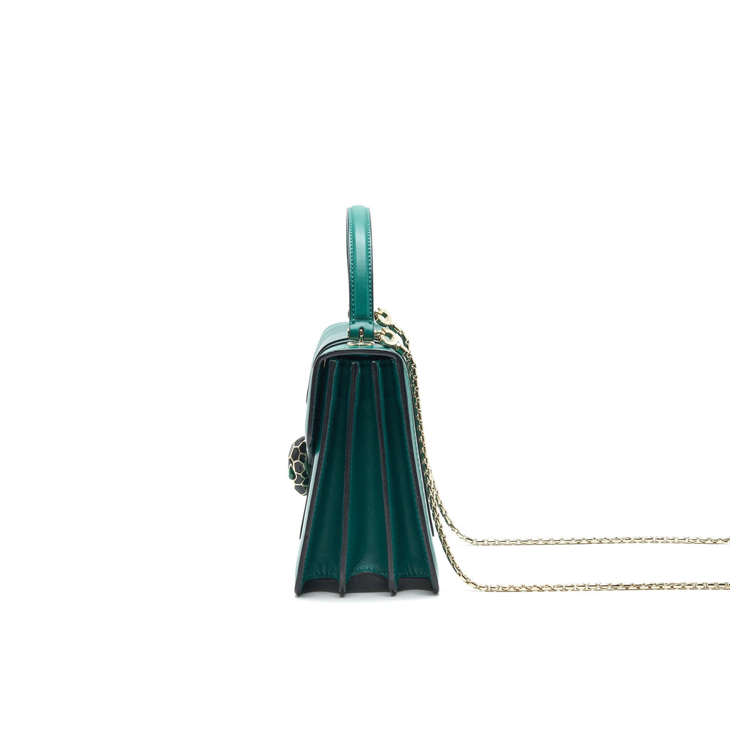 BVLGARI SERPENTI FOREVER CROSSBODY BAG GREEN