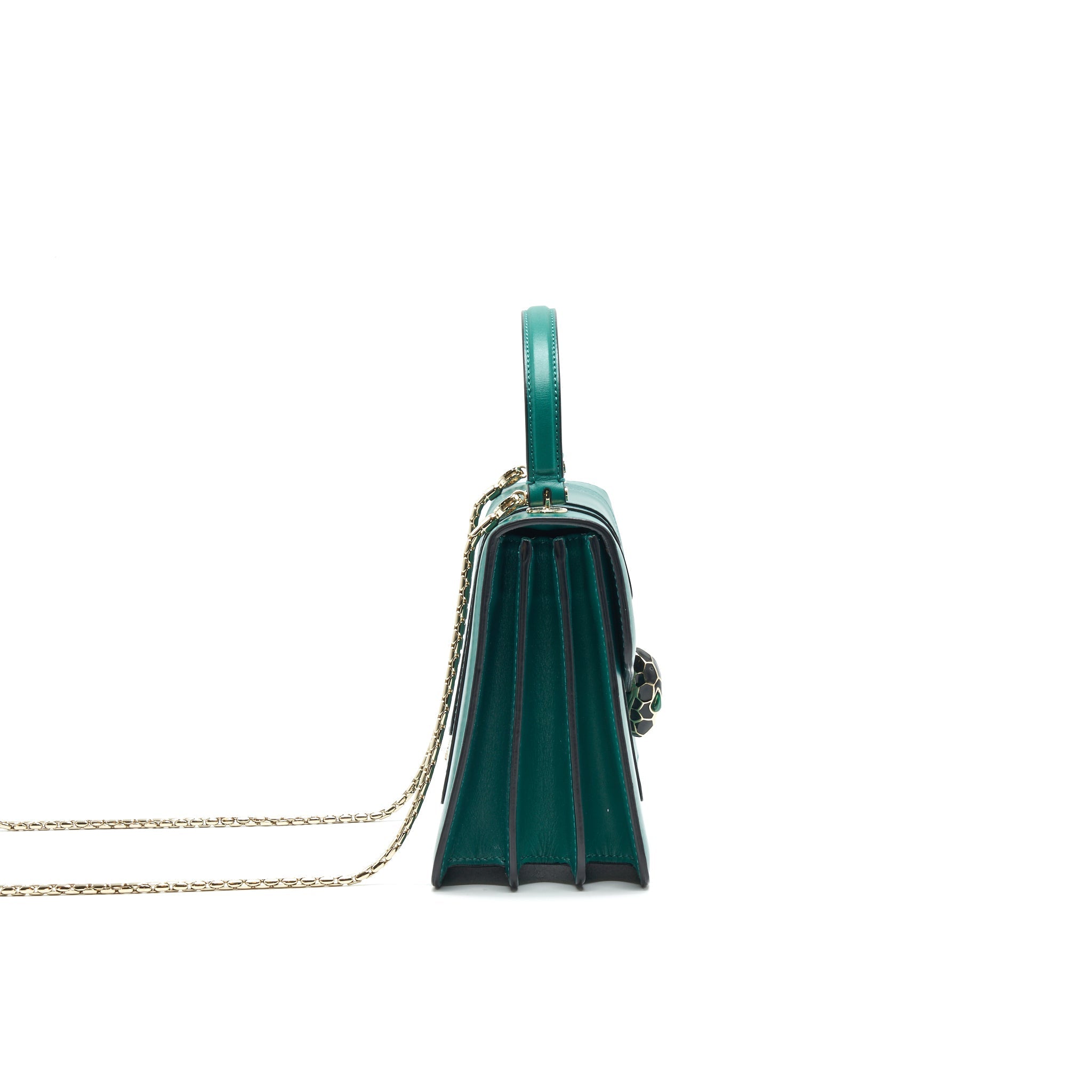 BVLGARI SERPENTI FOREVER CROSSBODY BAG GREEN