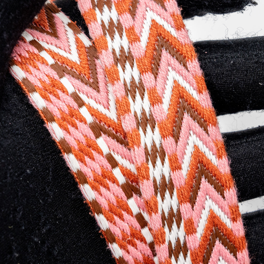 HERMES MINI EVELYNE CLEMENCE ROSE WITH MULTICOLOR STRAP SHW