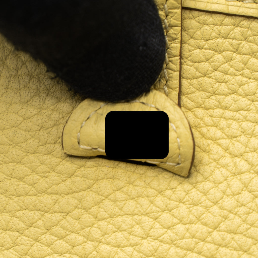 HERMES MINI EVELYNE CLEMENCE 1Z JAUNE POUSSIN SHW