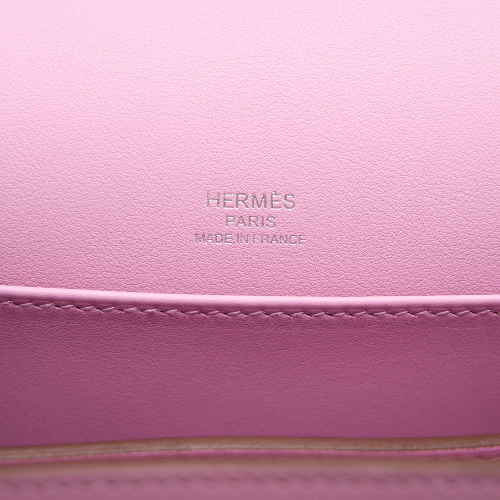 HERMES MINI ROULIS VEAU SWIFT X9 MAUVE SYLVESTRE SHW