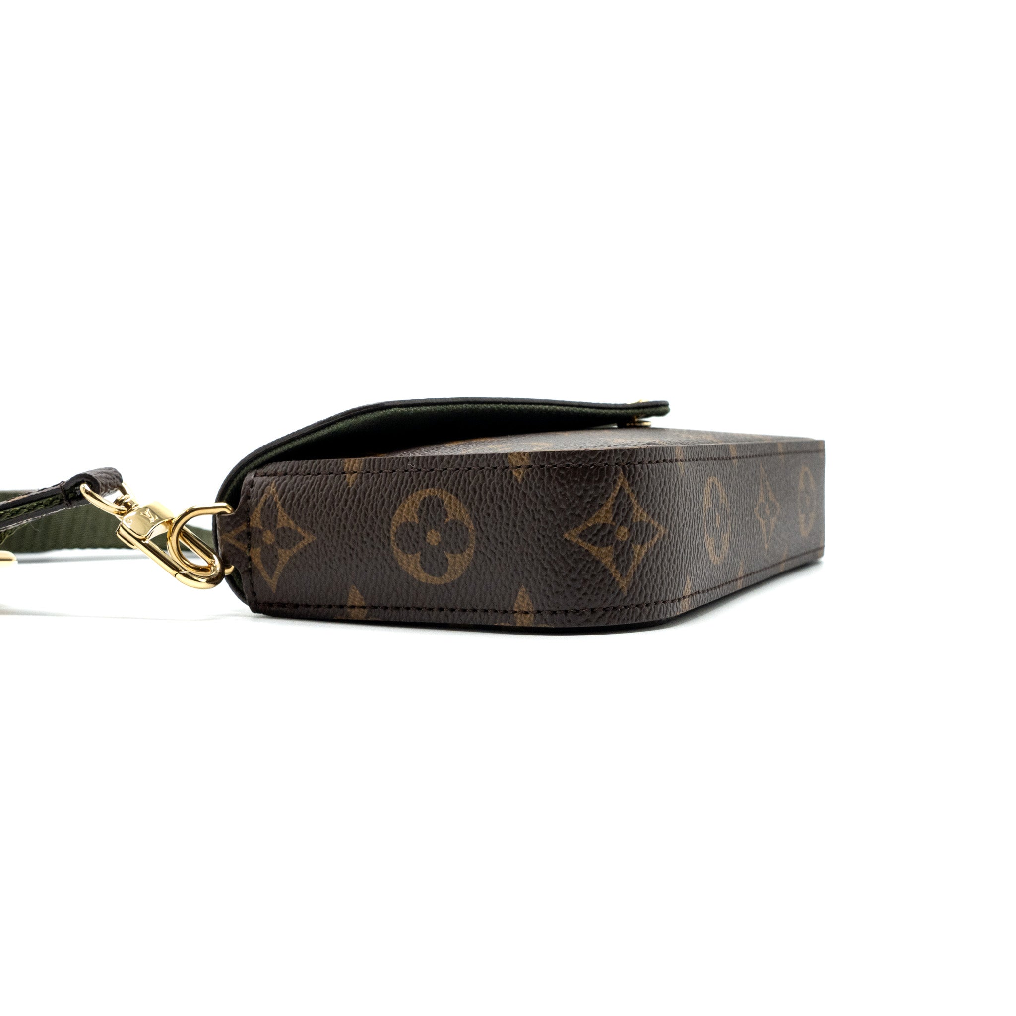 LOUIS VUITTON FELICIE STRAP & GO MONOGRAM CANVAS GHW (NEW VERSION)