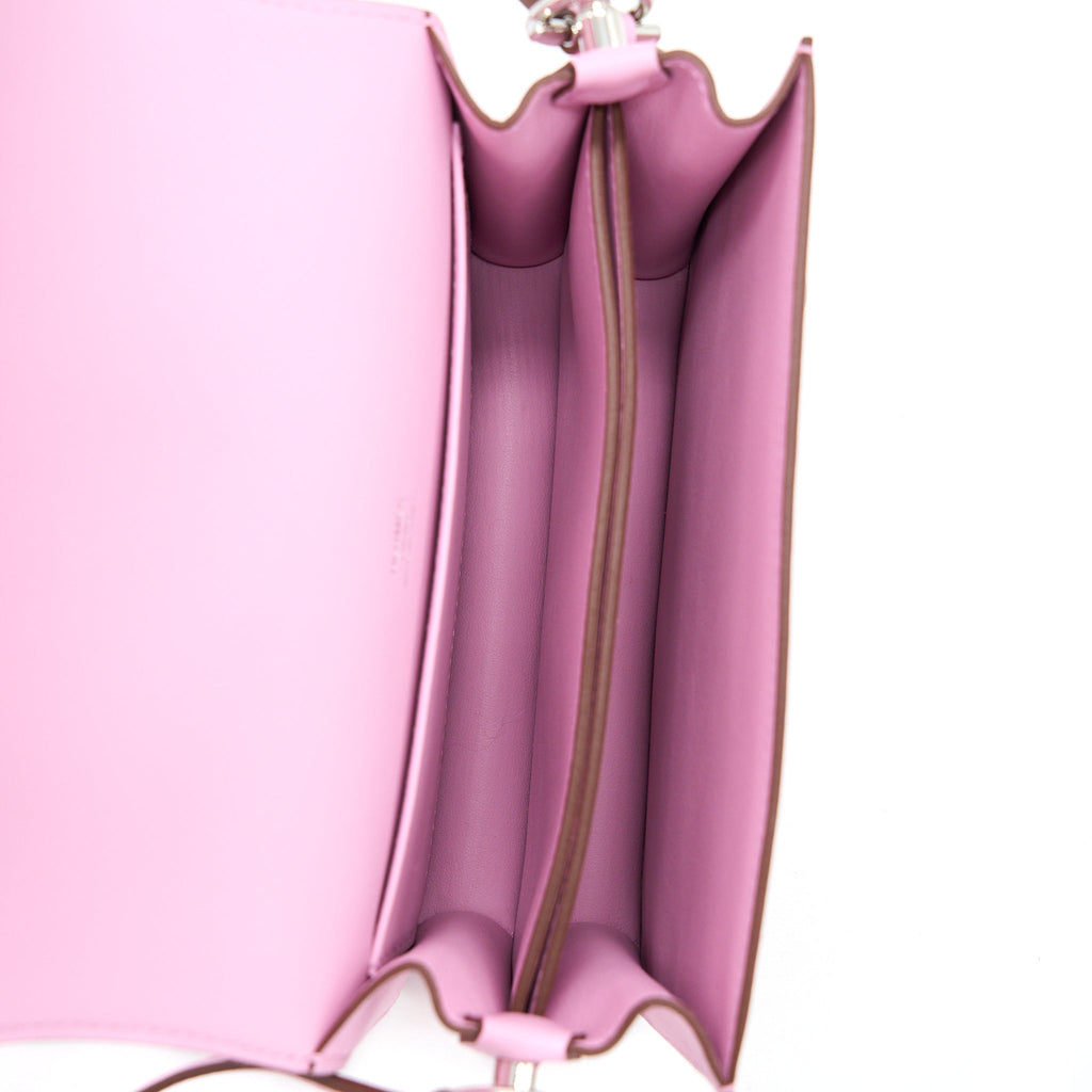 HERMES MINI ROULIS VEAU SWIFT X9 MAUVE SYLVESTRE SHW