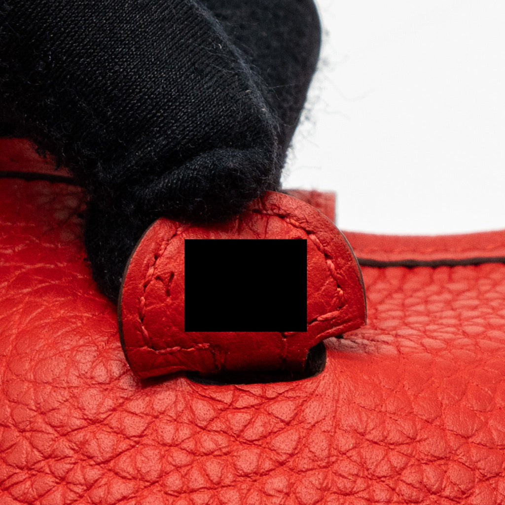 HERMES MINI EVELYNE CLEMENCE ROUGE DE COEUR GHW