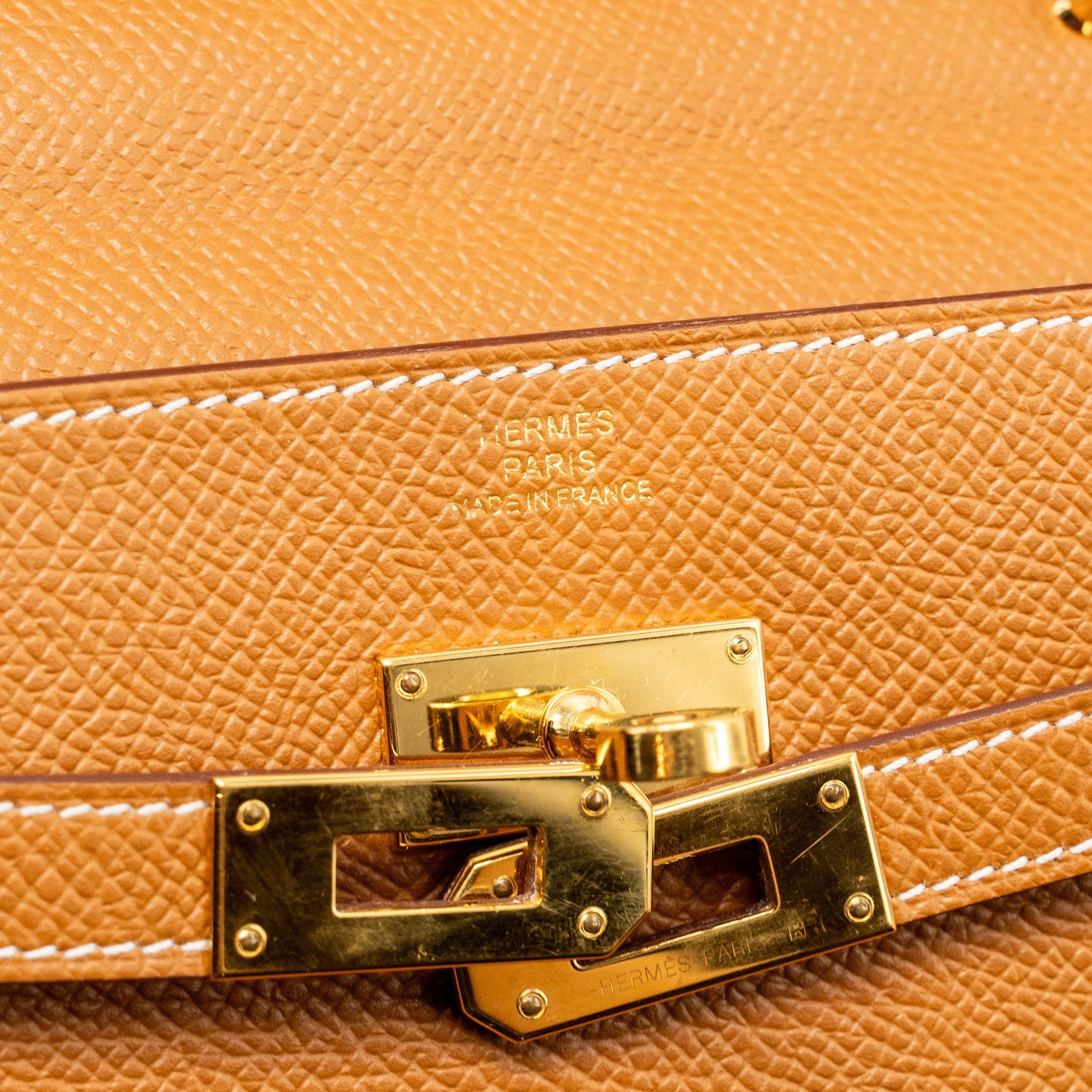 HERMES KELLY TO GO EPSOM GOLD GHW