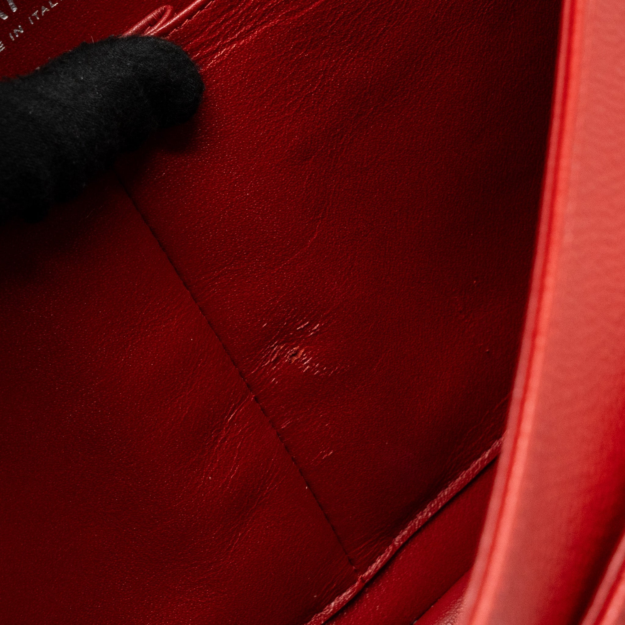 CHANEL CLASSIC JUMBO DOUBLE FLAP BAG CAVIAR RED SHW