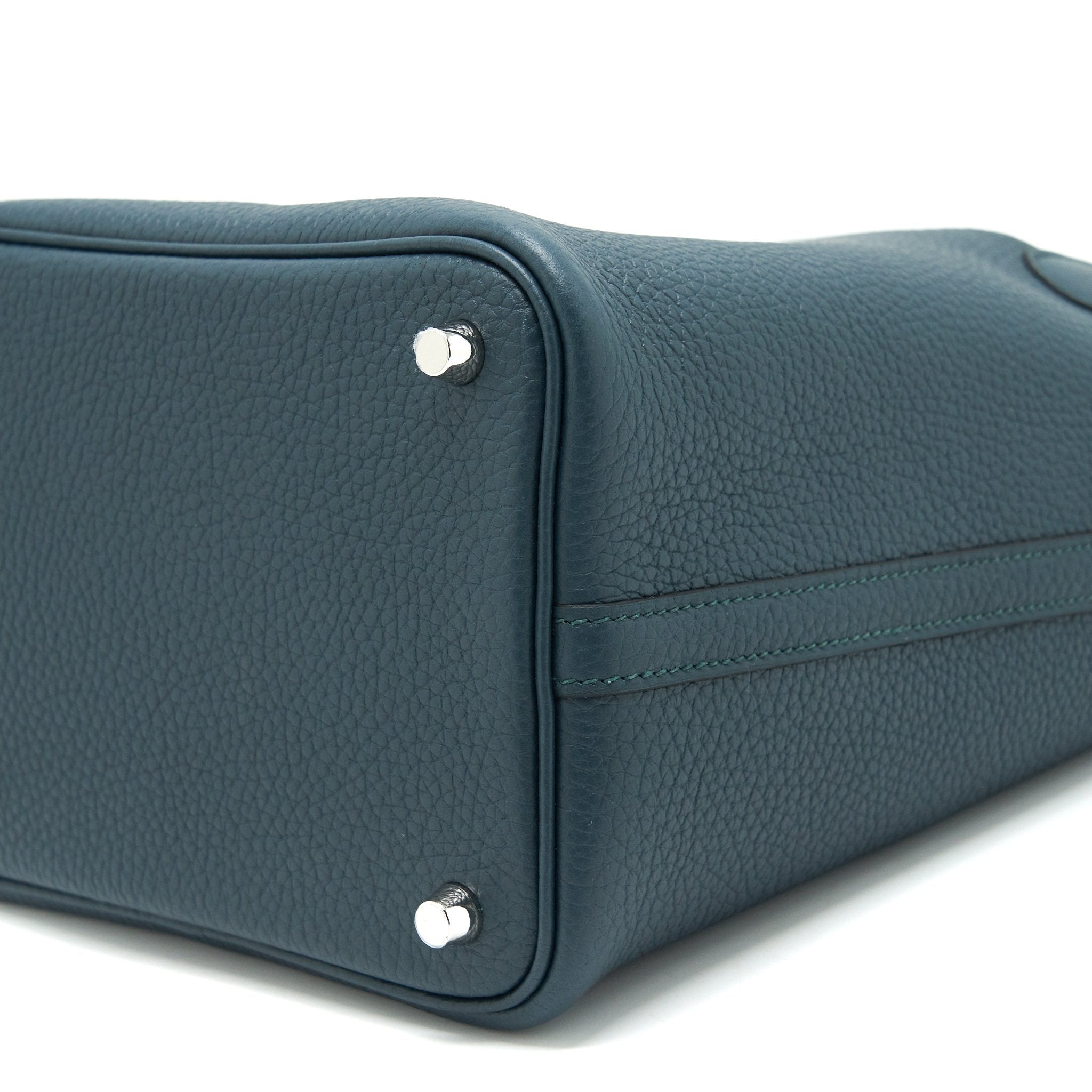 HERMES PICOTIN 18 LOCK BAG 6O VERT CYPRES SHW