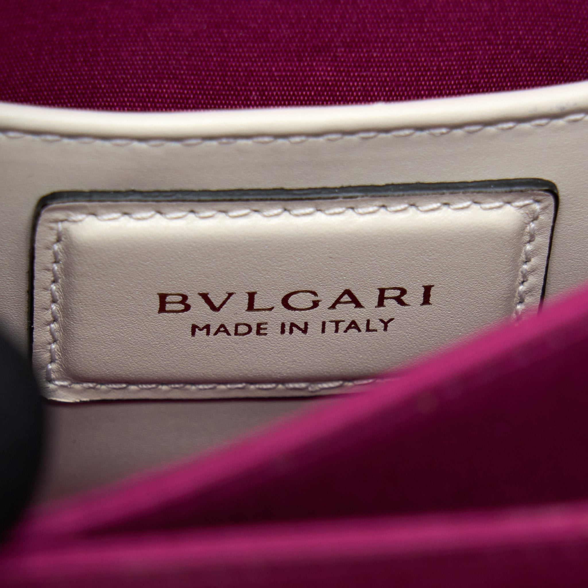 BVLGARI TOP HANDLE SERPENTI BAG WHITE