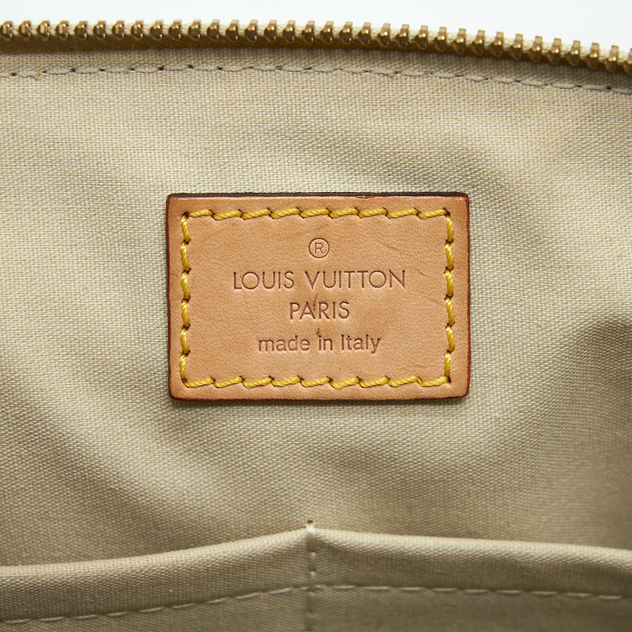 LOUIS VUITTON VINTAGE BOWLING TOTE SHOULDER BAG PATENT WHITE GHW