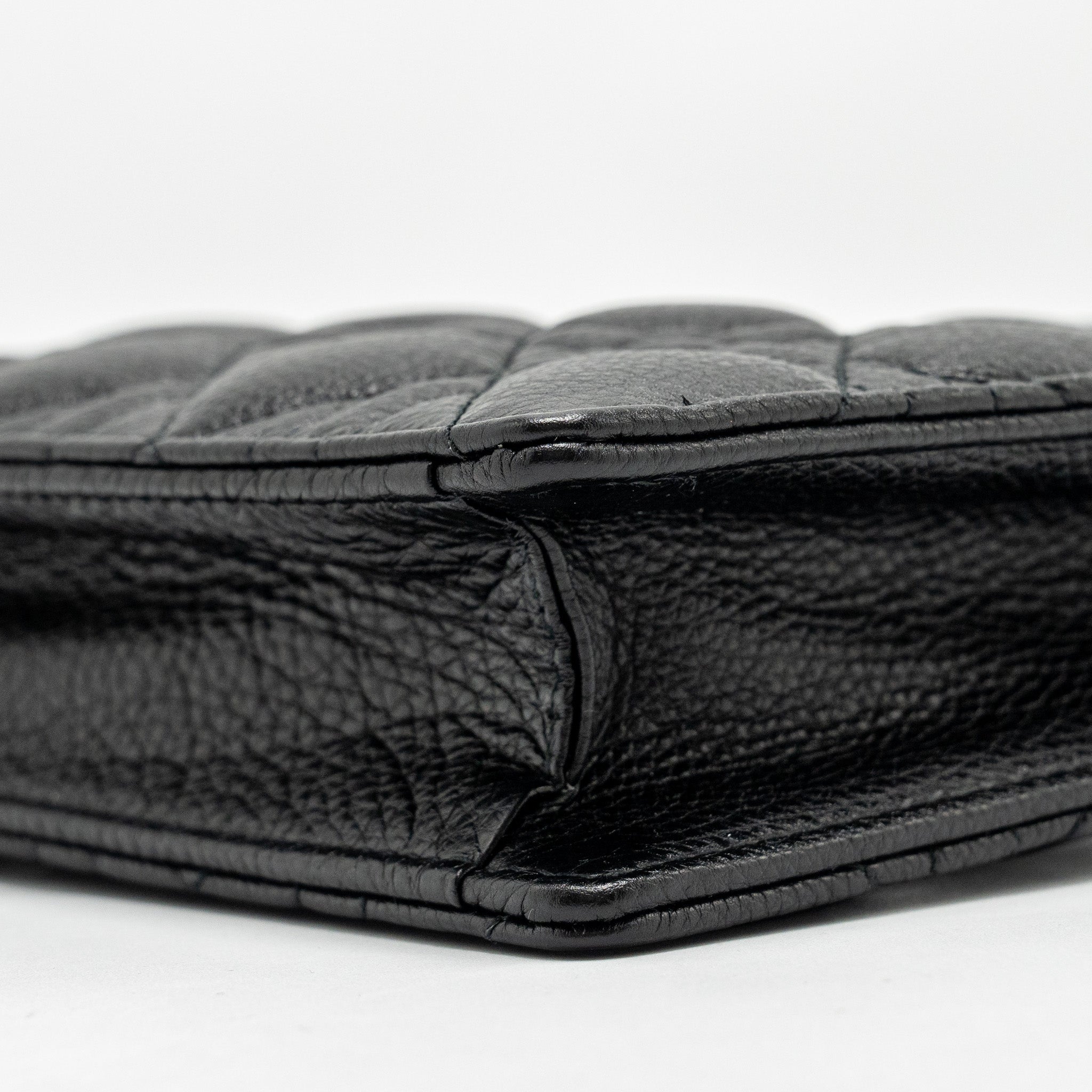 DIOR CARO EVERY DIOR POUCH SUPPLE CALFSKIN BLACK GHW