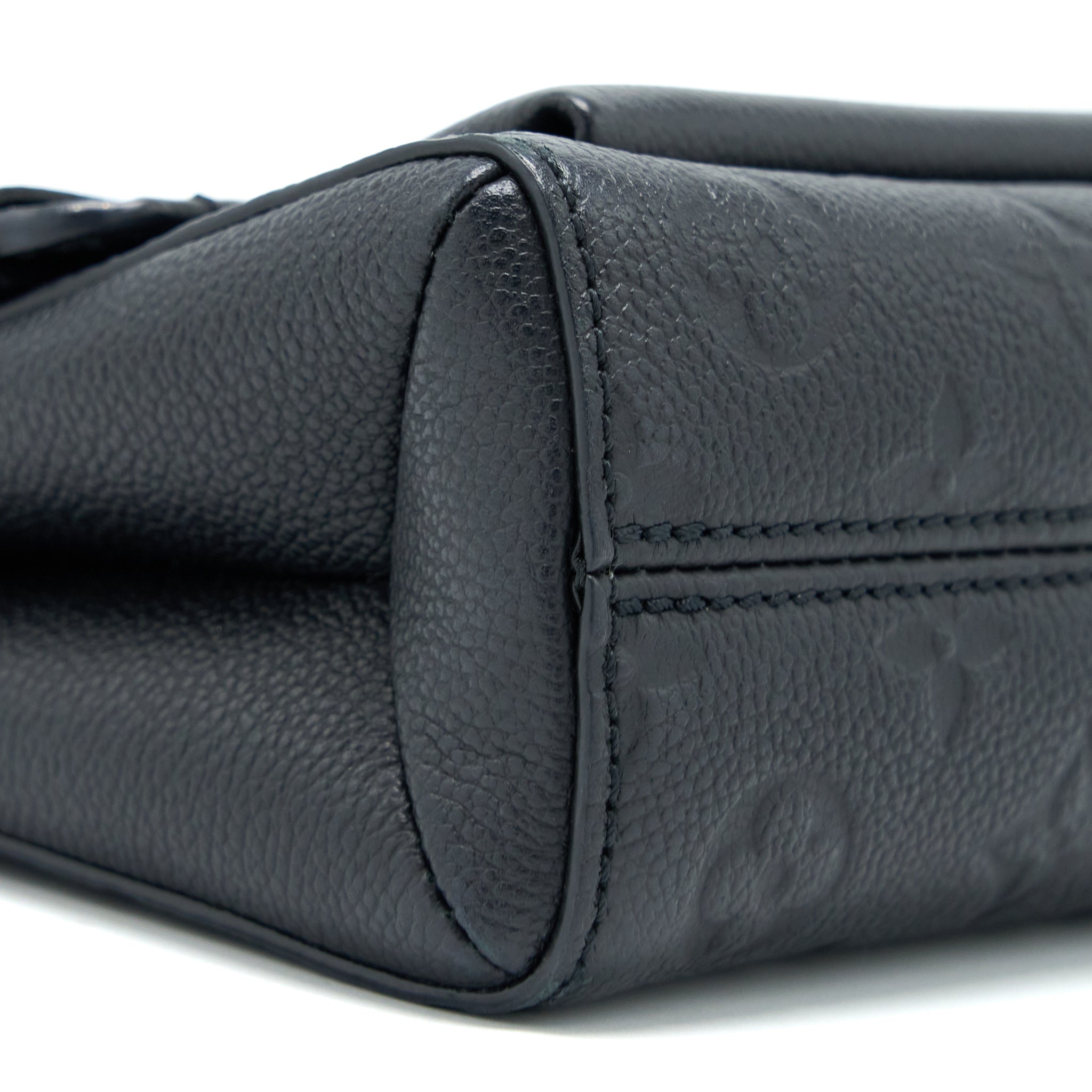 LOUIS VUITTON VAVIN BB MONOGRAM EMPREINTE BLACK GHW