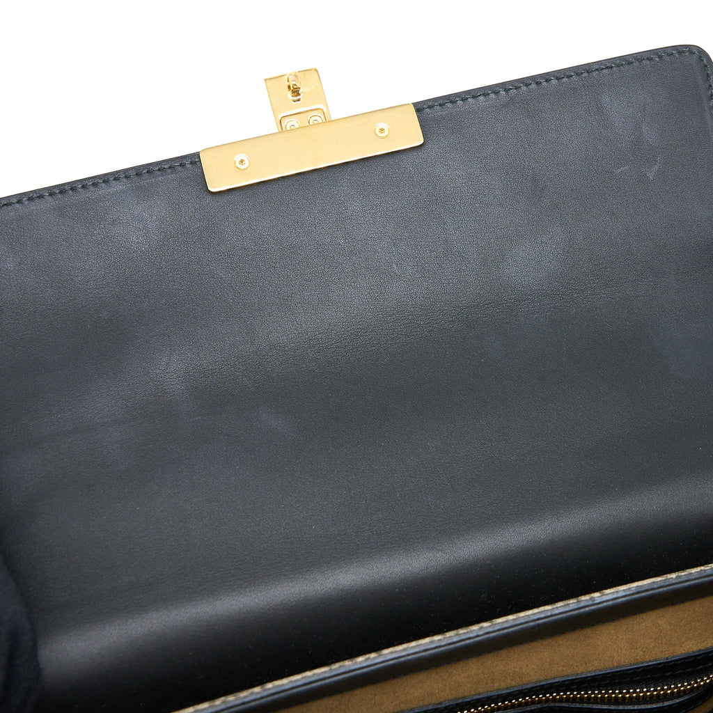 GUCCI PADLOCK GG SUPREME TOP HANDLE BAG GHW