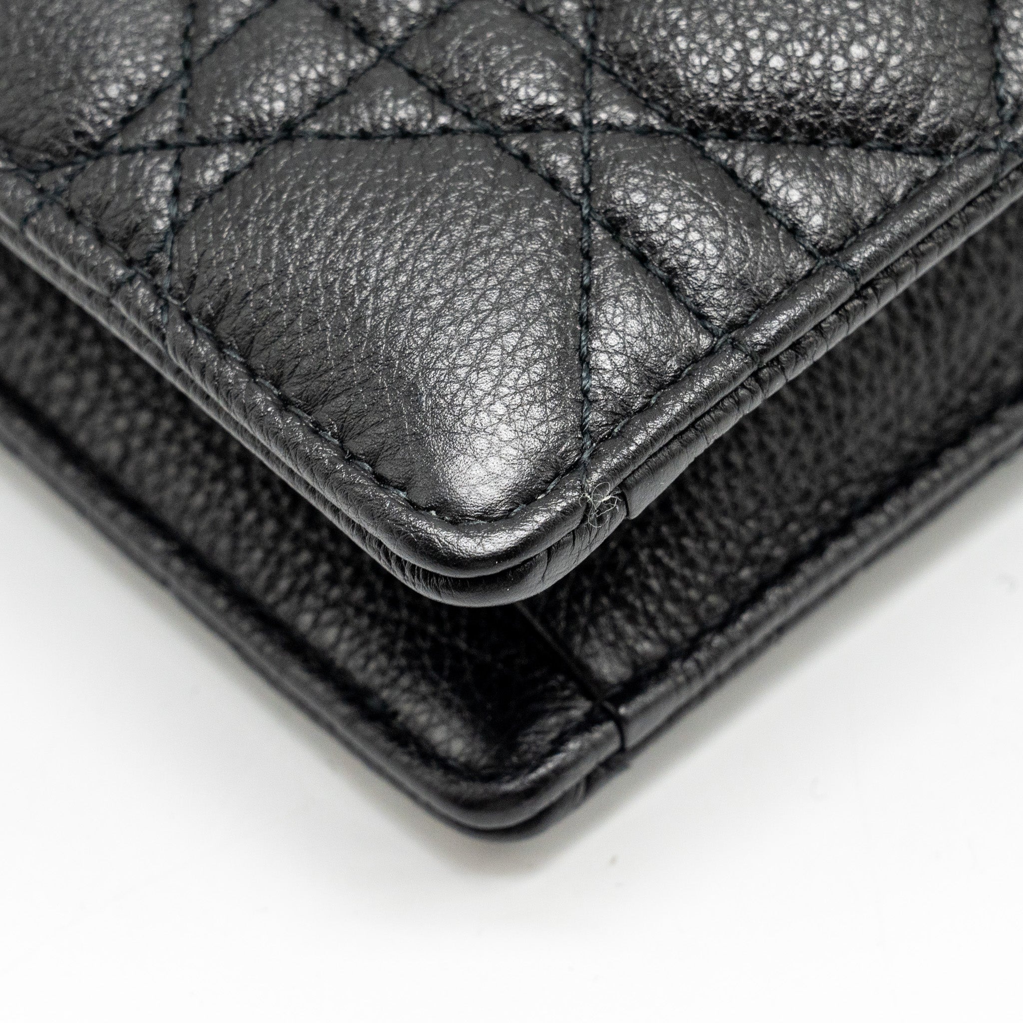 DIOR CARO EVERY DIOR POUCH SUPPLE CALFSKIN BLACK GHW