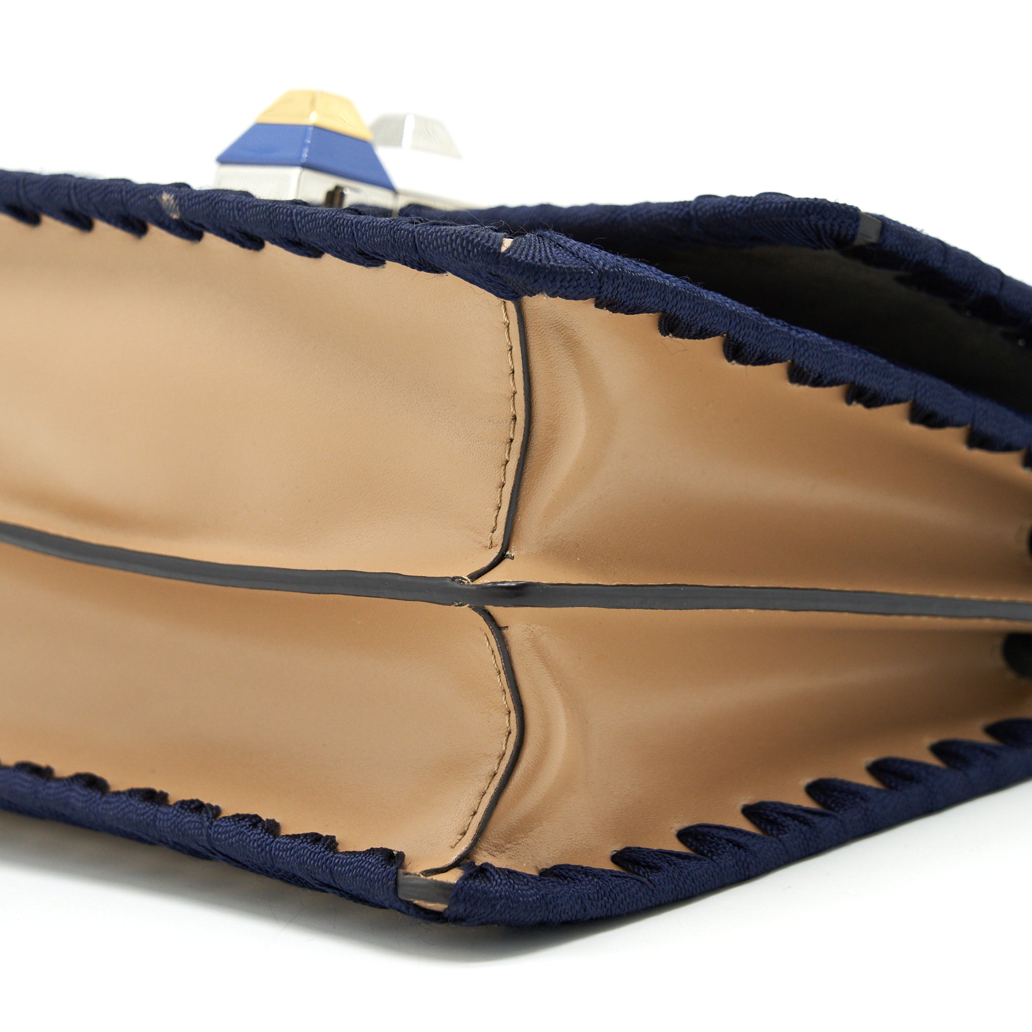 FENDI KAN I DARK BEIGE / NAVY WITH SHW