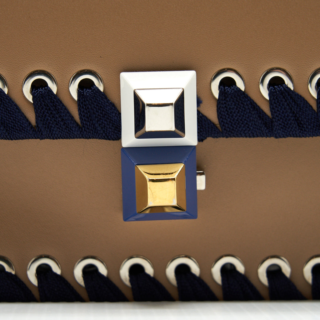 FENDI KAN I DARK BEIGE / NAVY WITH SHW