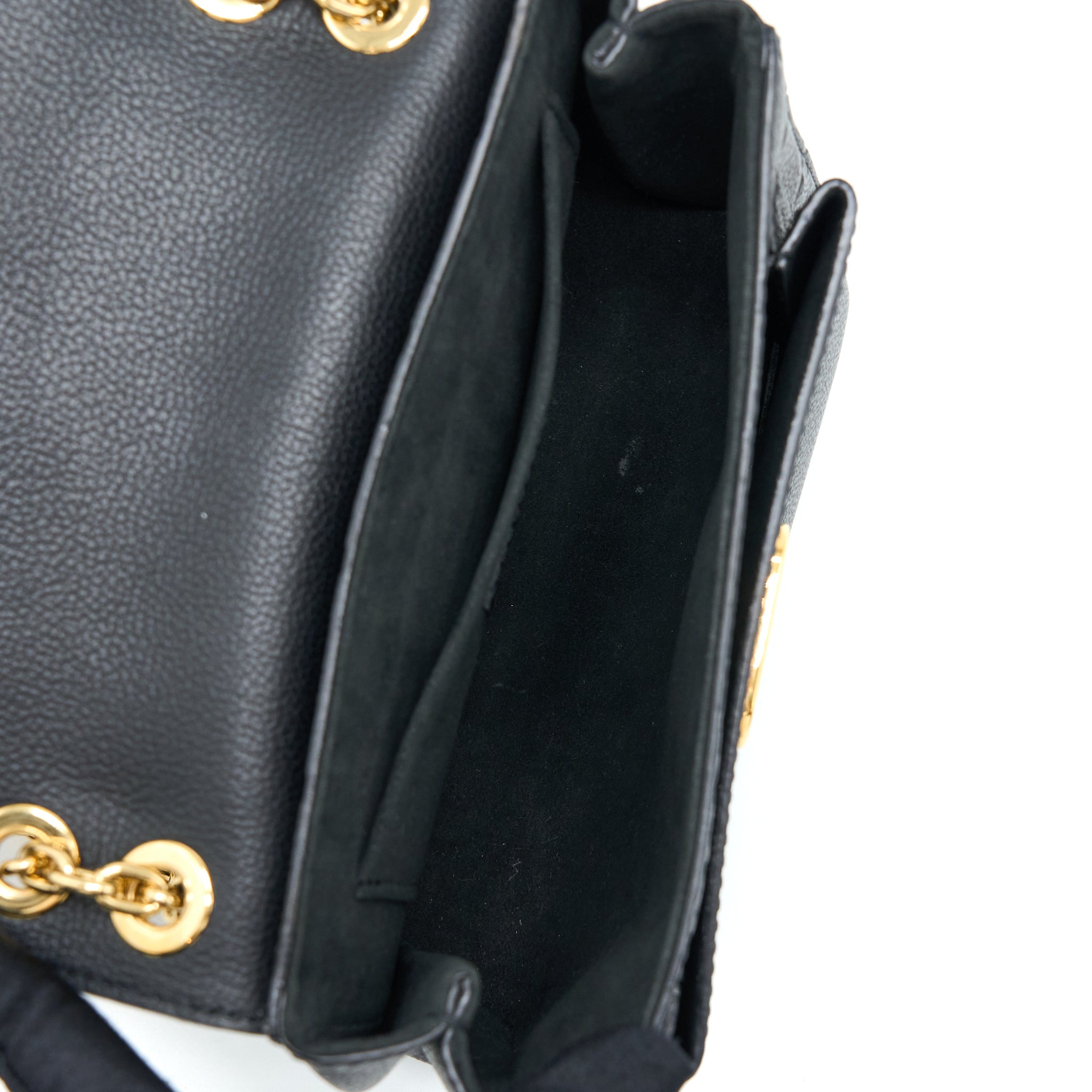 LOUIS VUITTON VAVIN BB MONOGRAM EMPREINTE BLACK GHW