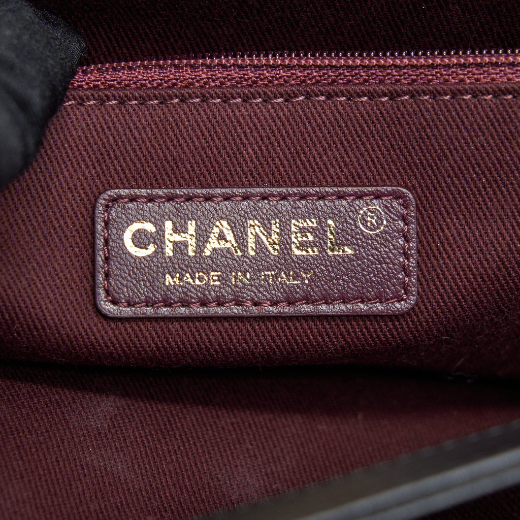 CHANEL LARGE SINGLE FLAP BAG CALFSKIN  BLACK GHW
