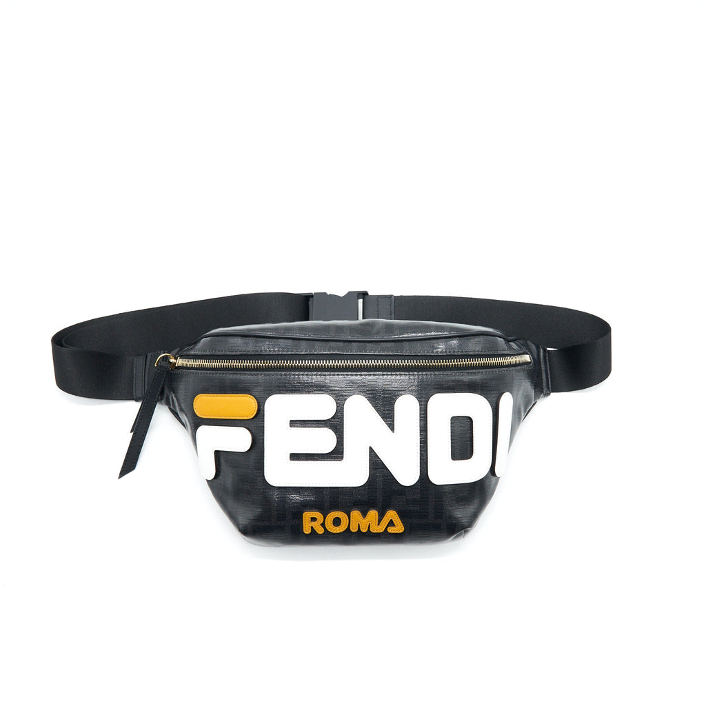 FENDI FILA LOGO PRINT BUMBAG