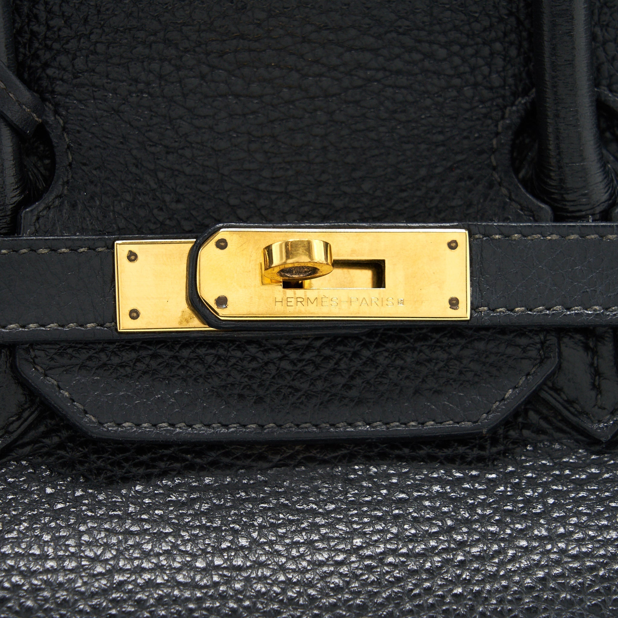 HERMES BIRKIN 35 CLEMENCE BLACK GHW