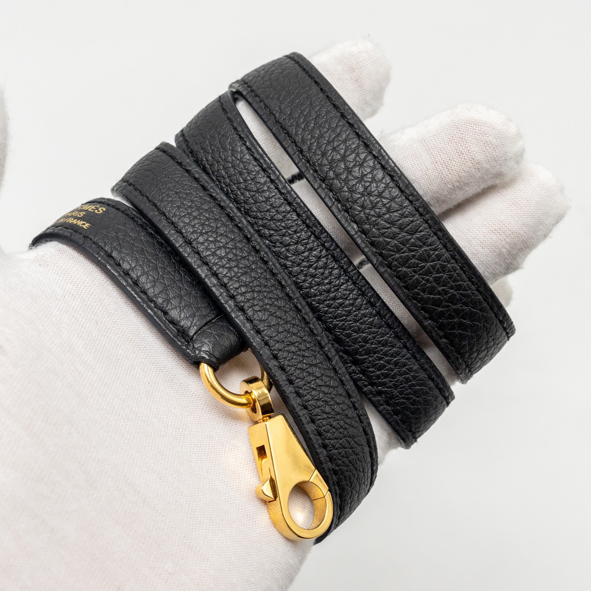 HERMES KELLY 32 TOGO BLACK GHW