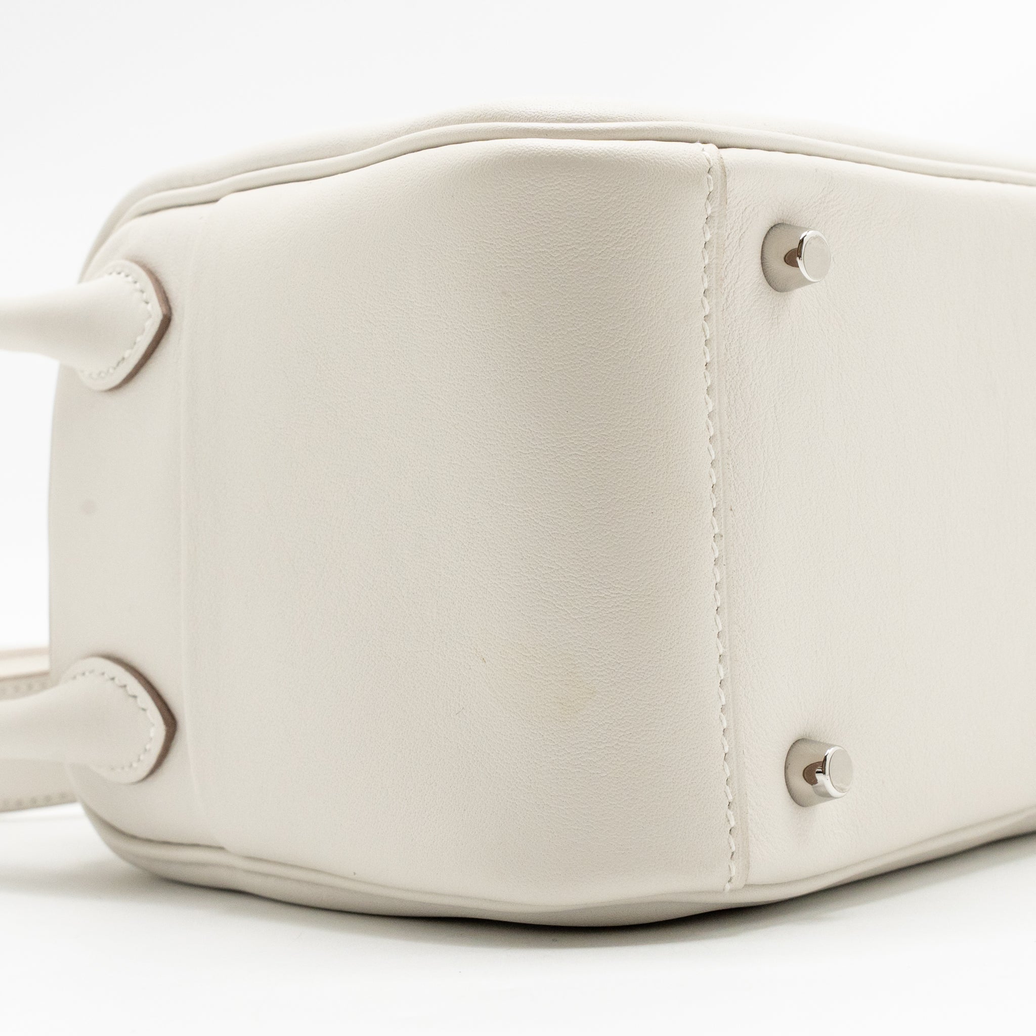 HERMES MINI LINDY SWIFT GRIS PALE/ GRIS MEYER SHW