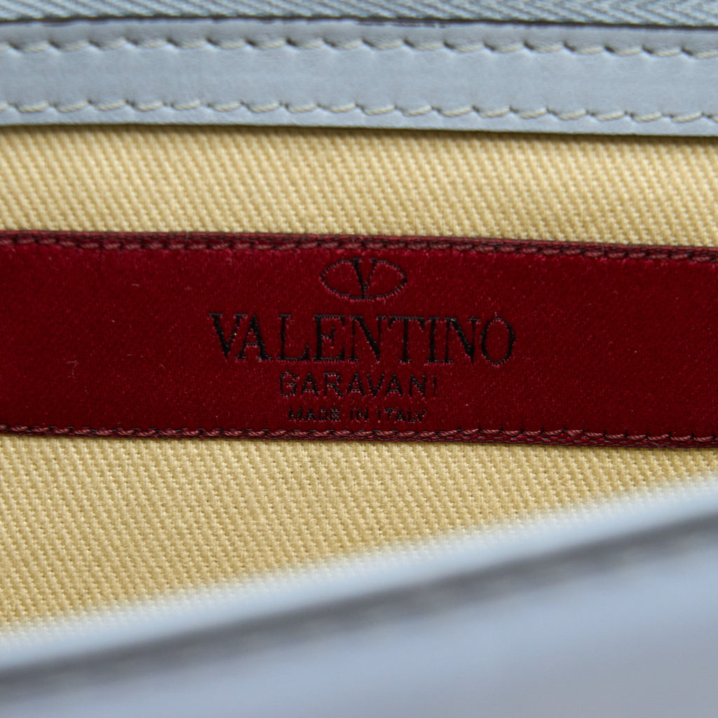 VALENTINO ROCKSTUD LOCK BAG LIGHT BLUE SHW