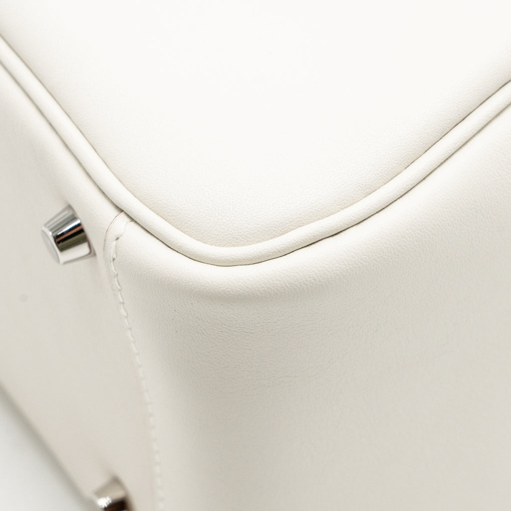 HERMES MINI LINDY SWIFT GRIS PALE/ GRIS MEYER SHW