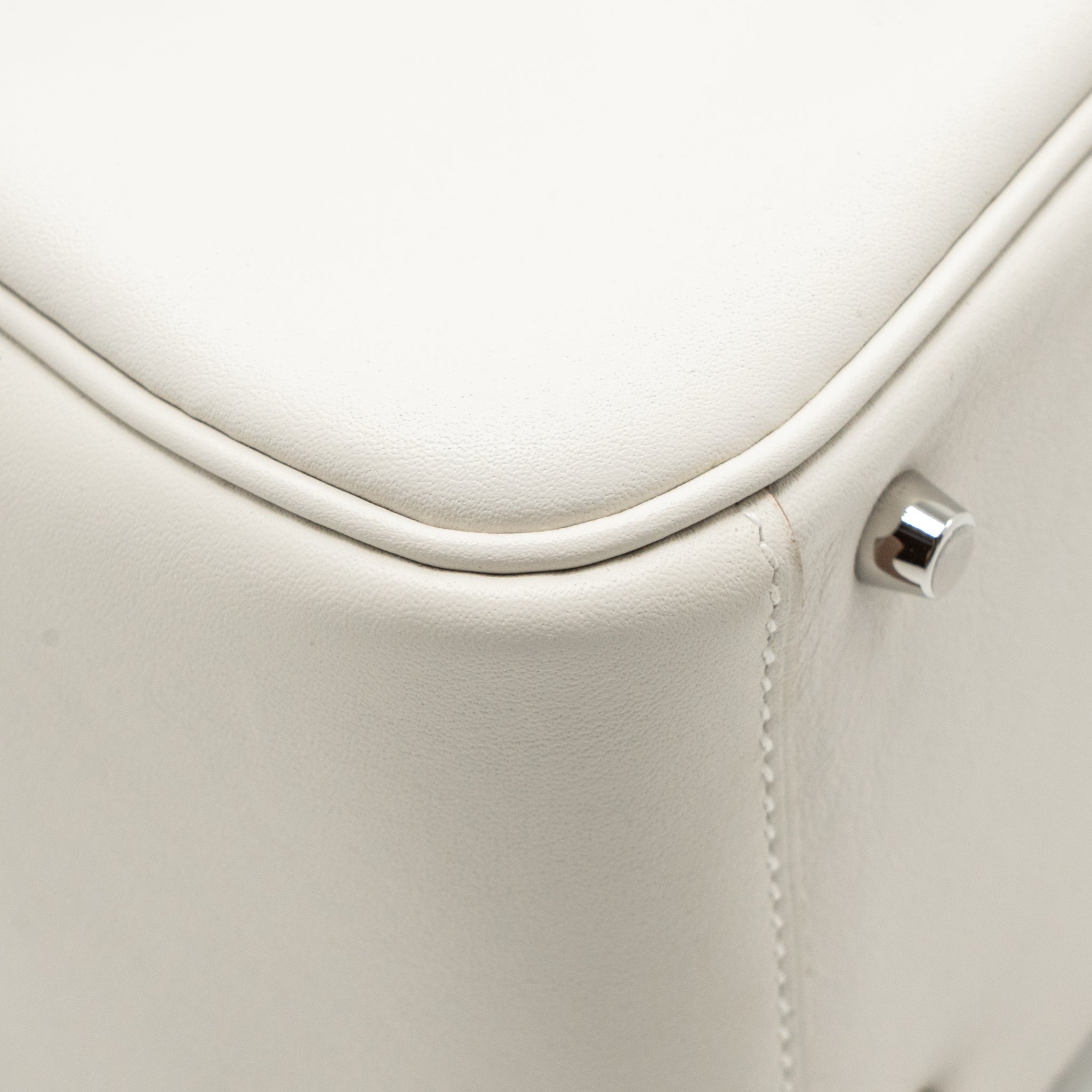 HERMES MINI LINDY SWIFT GRIS PALE/ GRIS MEYER SHW