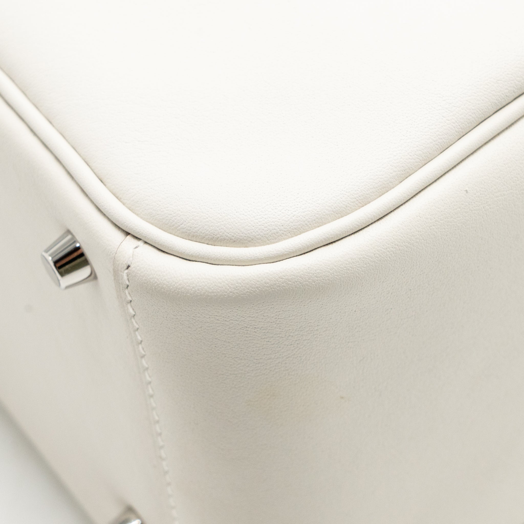 HERMES MINI LINDY SWIFT GRIS PALE/ GRIS MEYER SHW